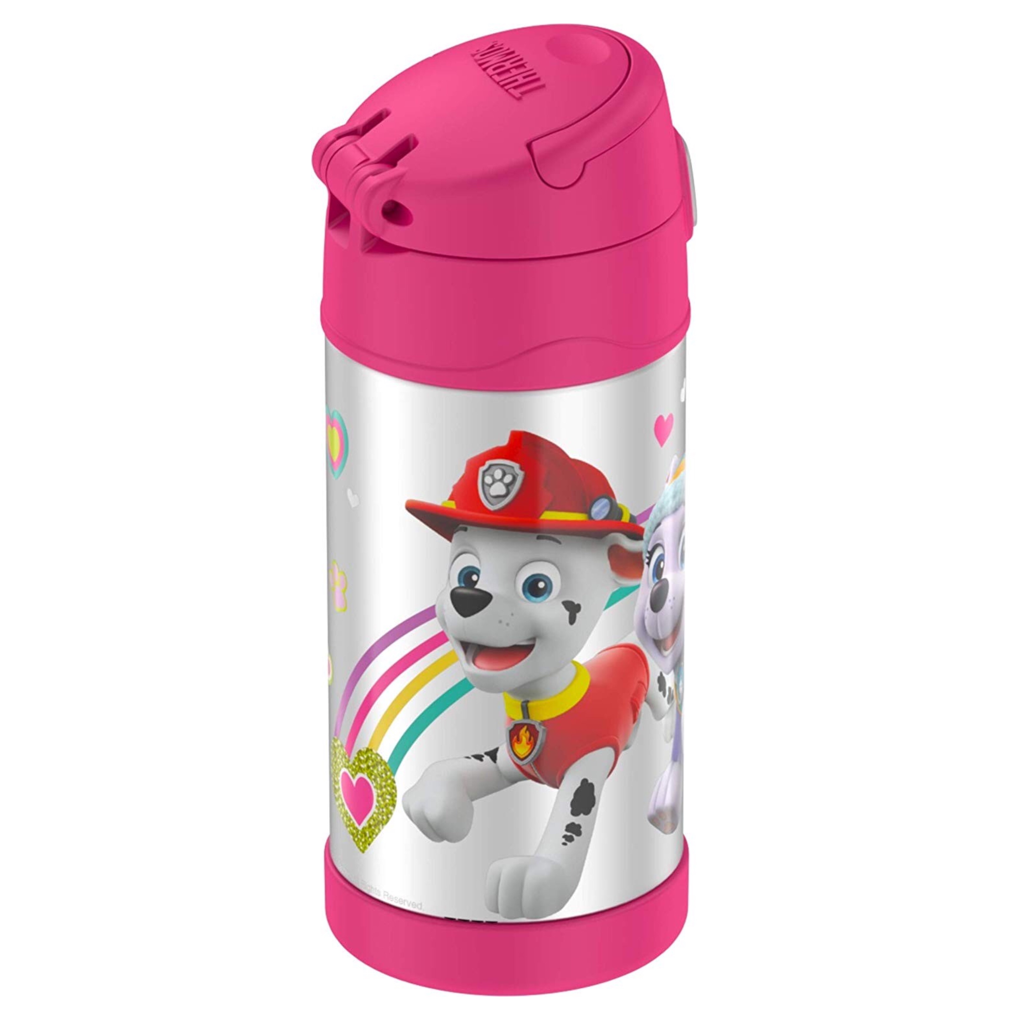 กระติกน้ำสเตนเลสรักษาอุณหภูมิ Thermos Paw Patrol FUNtainer Vacuum Insulated Stainless Steel Bottle 12OZ (Pink 2019)