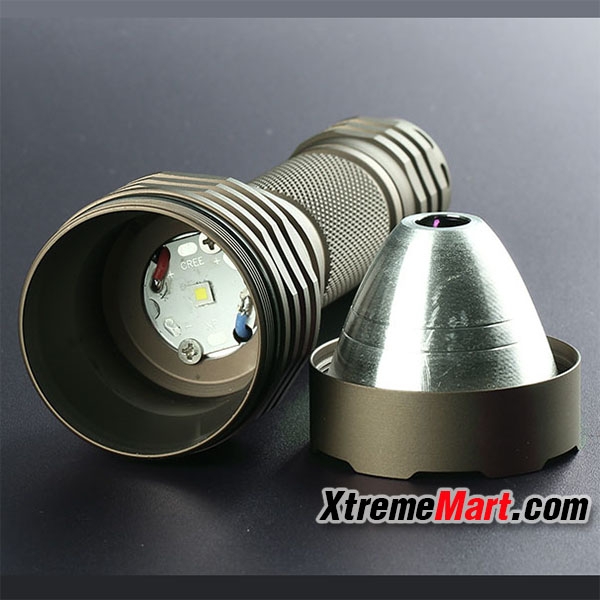 ไฟฉายพกพา Convoy C8+ XP-L HI V2 แสงเหลือง 3000K มี 8 โหมด 1100LM U4-7A LED Portable Flashlight (สีน้ำตาล)