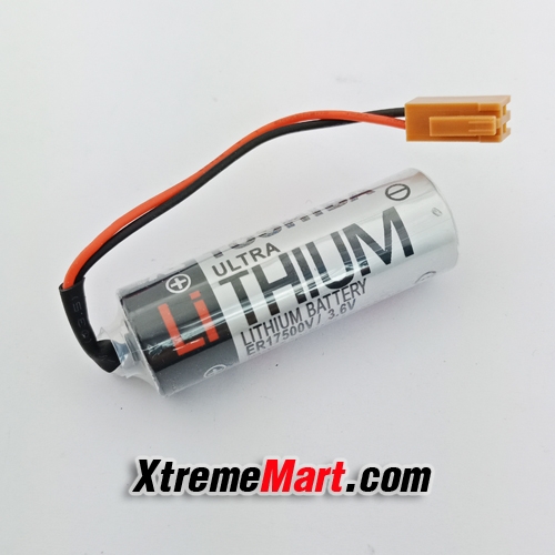 แบตเตอรี่ TOSHIBA ER17500V 3.6V PLC Lithium Battery Batteries 2700 mAh