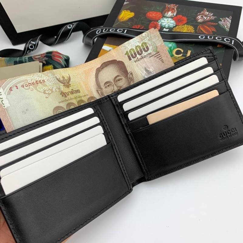 กระเป๋าสตางค์ gc ใบสั้น หนังแท้