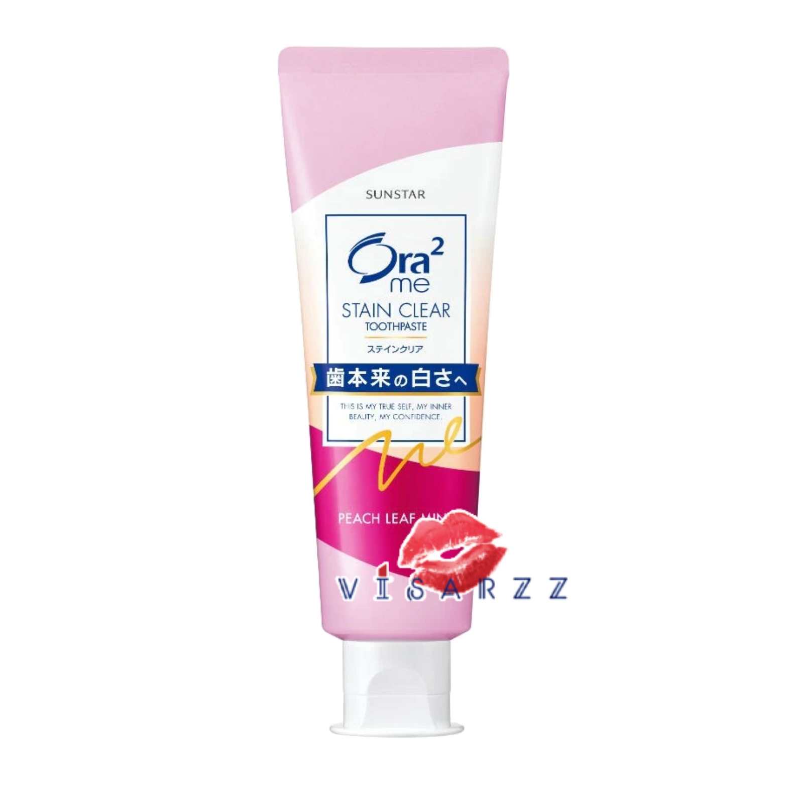 (Peach Leaf Mint) Sunstar Ora2 Me Stain Clear Toothpaste 140g ยาสีฟันโอราทู สูตรทริปเปิล คอลเล็กชั่น ฟันขาว ขจัดคราบหินปูน