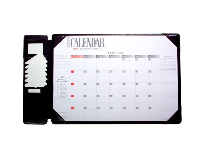 แผ่นรองเขียนมีปฏิทิน Desk Planner