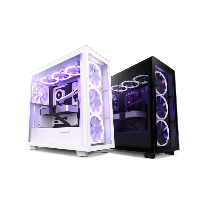 CASE (เคส) NZXT H7 ELITE (MATTE WHITE) (Black)( E-ATX)