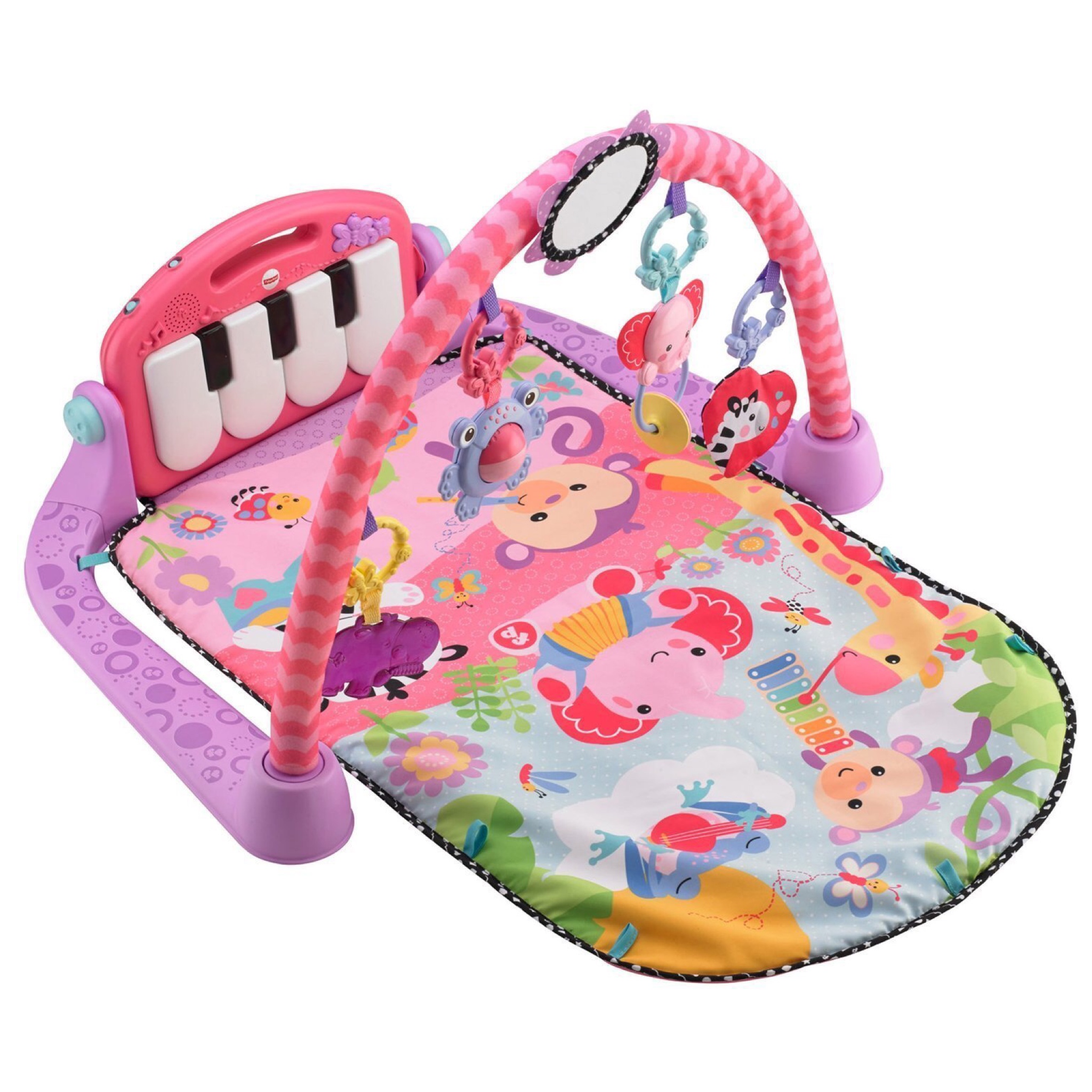 เพลย์ยิมเสริมพัฒนาการ Fisher-Price Kick 'n Play Piano Gym (Pink)