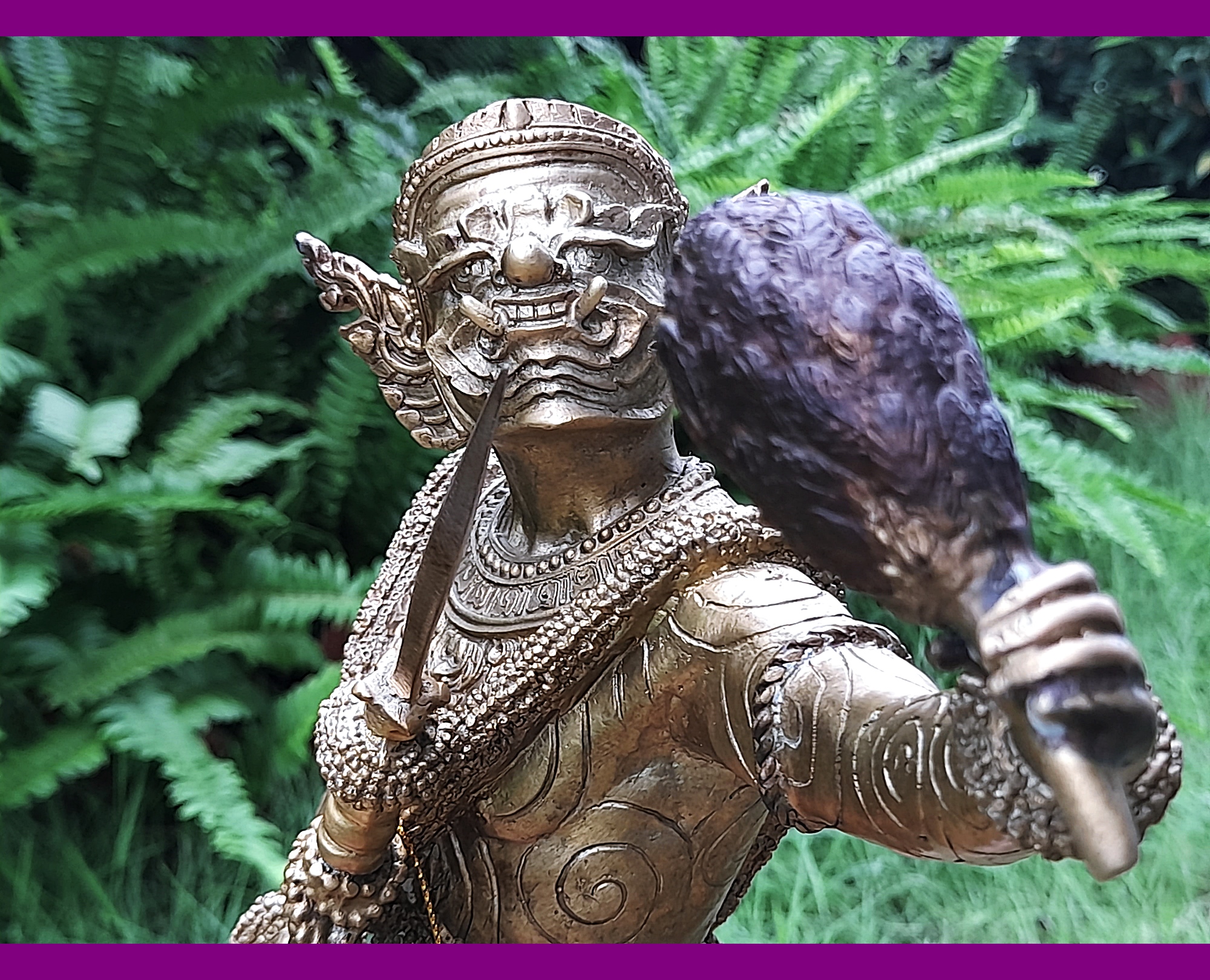 รูปหล่อ พระพิราพ เนื้อโลหะชนวน(ทองเหลืองผสมชนวน) องค์เททอง#นำฤกษ์ (สูง12นิ้ว ฐาน9นิ้ว) ปี2563 #รับประกันแท้