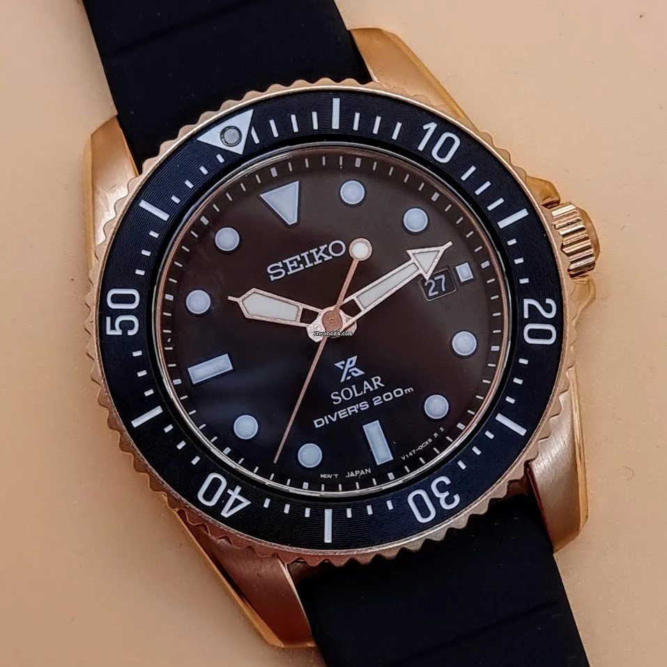 Karnvera Shop นาฬิกาข้อมือผู้ชาย Seiko Prospex Solar Diver's 200m รุ่น SNE586P1