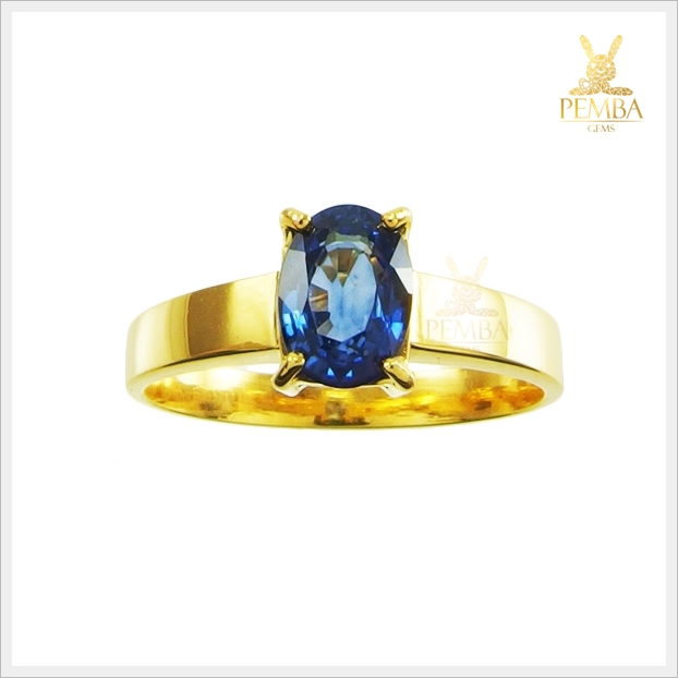 แหวนไพลินแท้ ร่ำรวยเงินทอง เป็นที่รักใคร่ (สามารถสั่งทำได้ค่ะ)