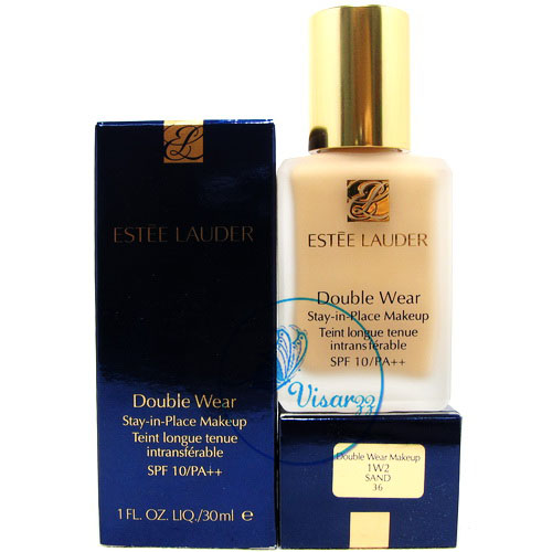 ขายส่ง 1265.- (# Sand) Estee Lauder Double Wear Stay-in-Place Makeup SPF10/PA++ 30 mL # 1W2 Sand 36 สีประมาณ NC25 รองพื้นเหนียวแน่นหนึบ ติดทนนานตลอดวัน