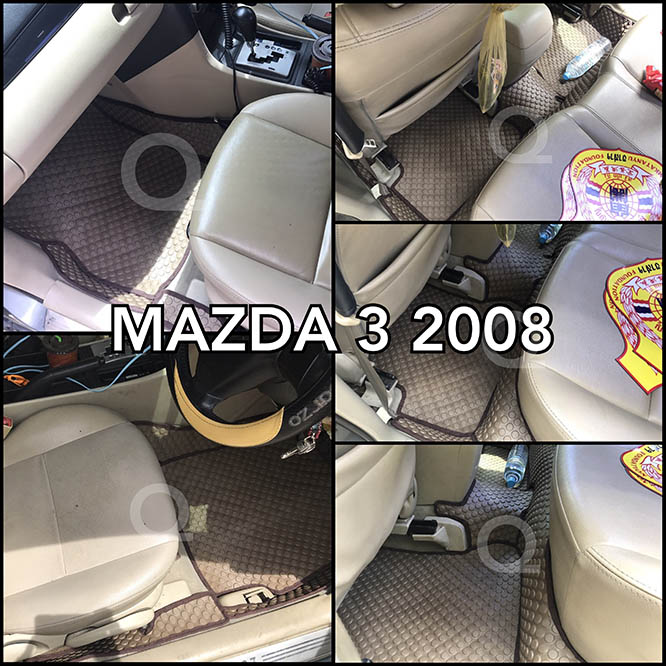 พรมกระดุม MAZDA 3 2008-15 เข้ารูป ตรงรุ่น เต็มคัน