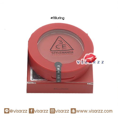 (Exp 03/22) 3CE Red Recipe Face Blush # Alluring บลัชออนที่ทำให้ใบหน้าดูมีสีสัน