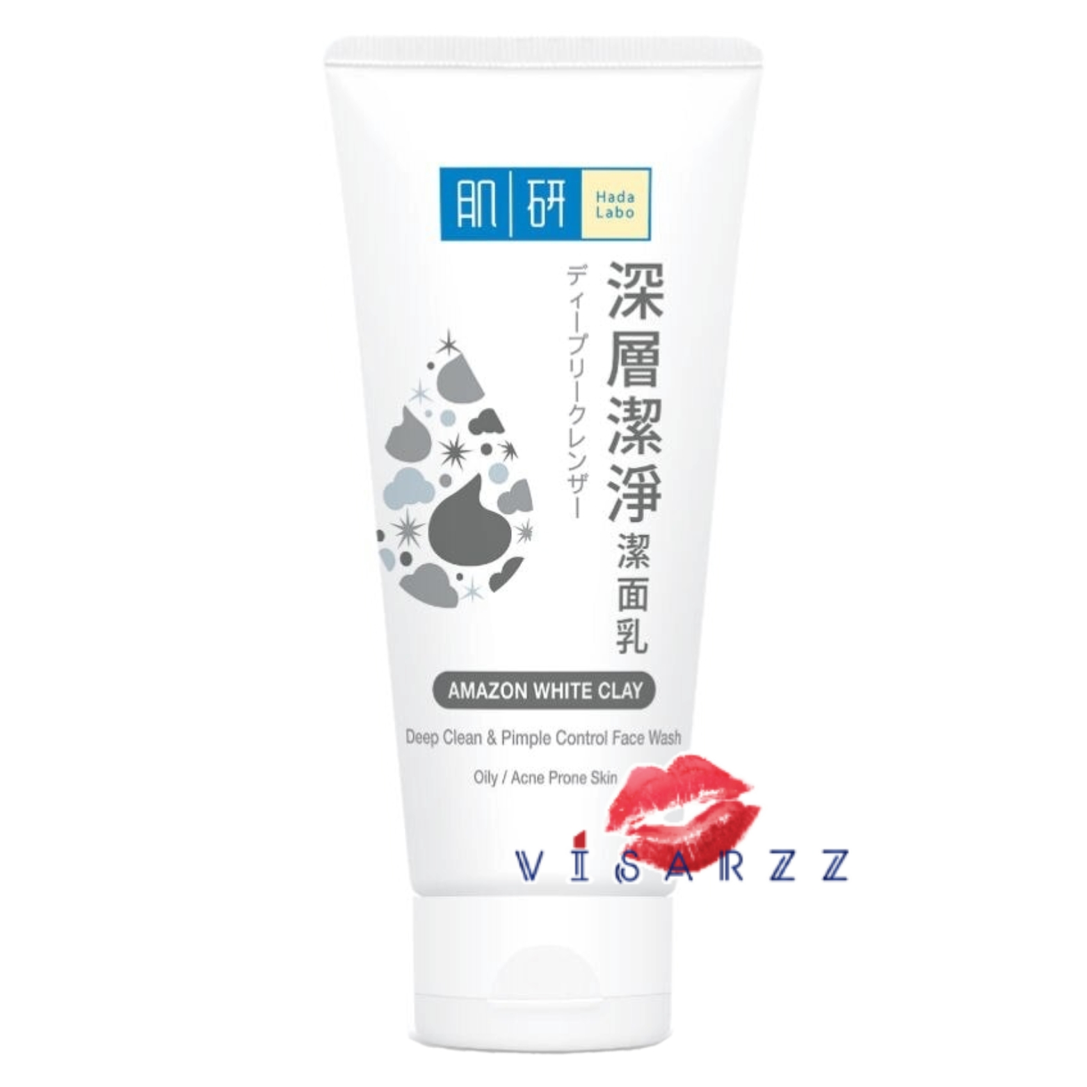 (หลอดเทา 100g) Hada Labo Deep Clean & Pimple Control Face Wash 100g โฟมล้างหน้าหนึ่งเดียวที่ไม่มีแอลกอฮอล์ น้ำหอม