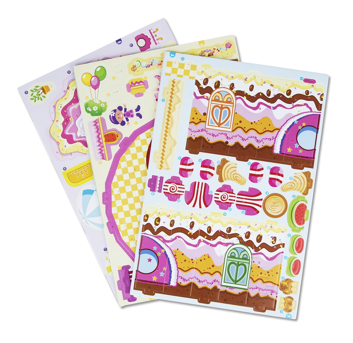 บ้านตุ๊กตาตัวต่อสุดน่ารัก Melissa & Doug 3D Puzzle & Dollhouse (Home Sweet Home)