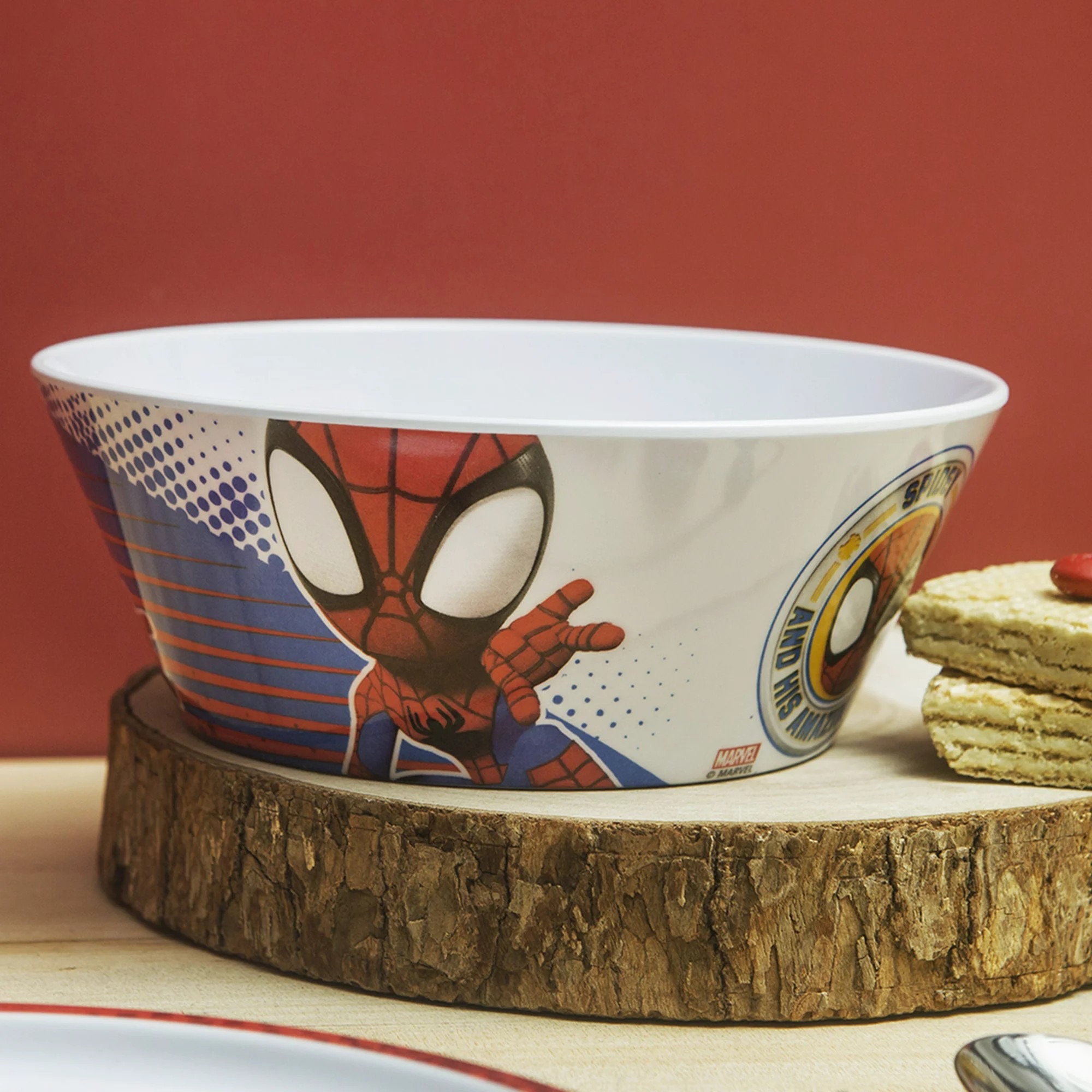 ชุดอุปกรณ์รับประทานอาหาร Zak! Spider-Man 5-Piece Dinnerware Set