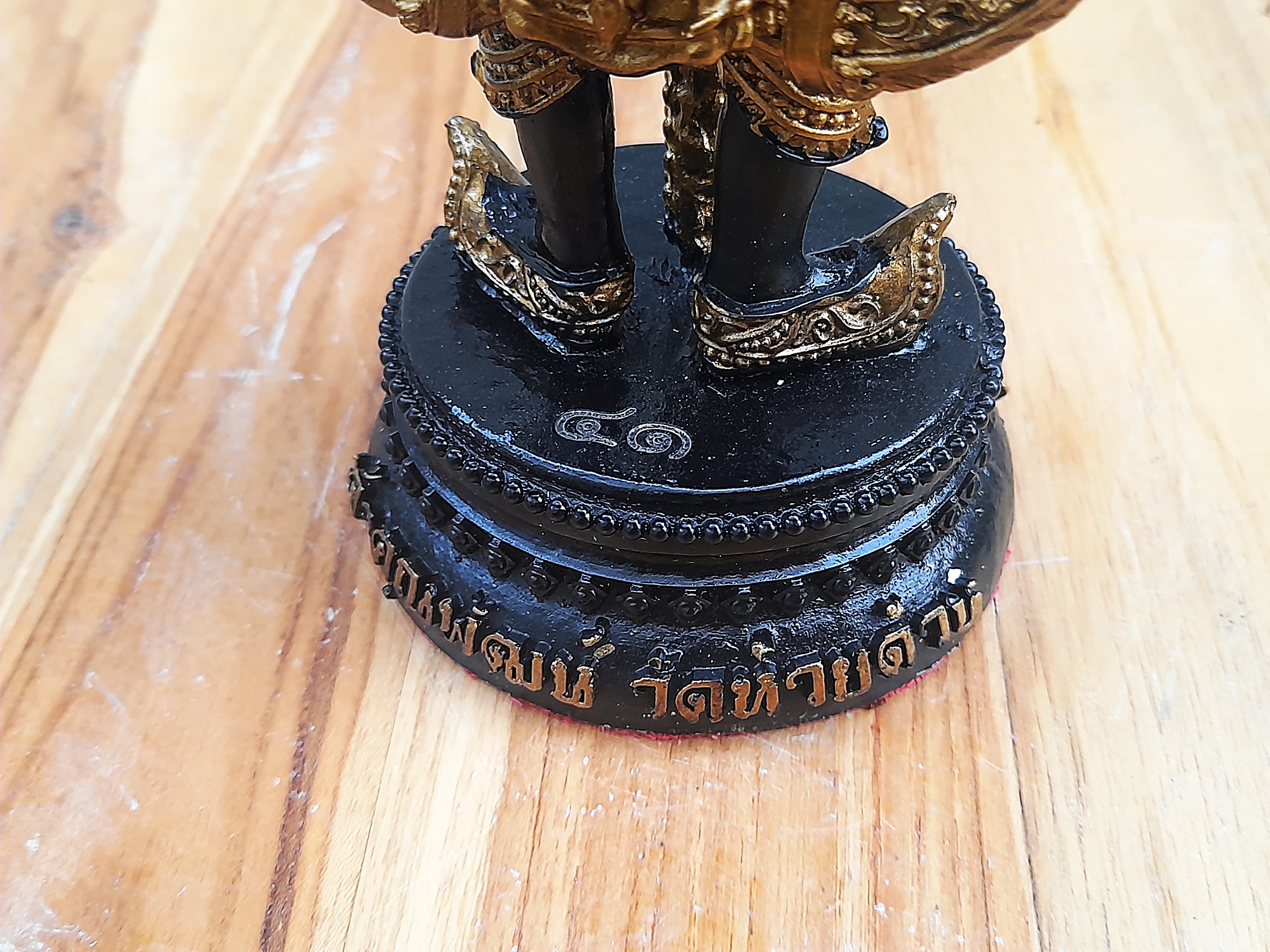 รูปหล่อ ท้าวเวสสุวรรณ สีดำ ชุดสีทอง (สูง 9นิ้ว) เนื้อแร่เหล็กน้ำพี้ ปี2565 #รับประกันแท้