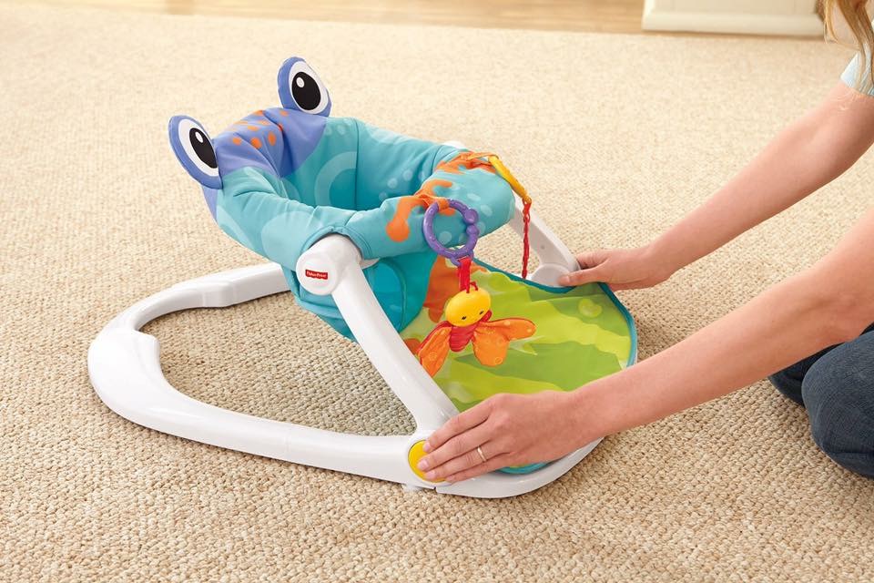 เก้าอี้แสนสนุกเสริมพัฒนาการ Fisher-Price Sit-Me-Up Floor Seat (Froggy Edition)