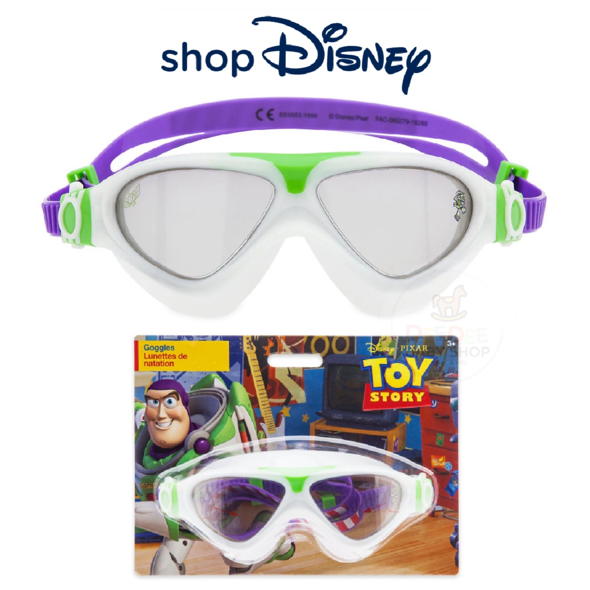 แว่นตาว่ายน้ำสำหรับเด็ก Disney Buzz Lightyear Swim Goggles for Kids (2019)