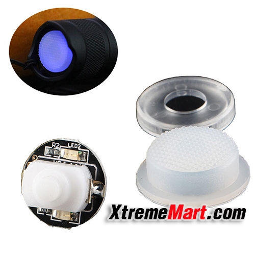 สวิตซ์ท้ายสำหรับไฟฉาย Convoy มีไฟเรืองแสงสีฟ้า Tail Cap Switch for Convoy สีขาว (ชุดละ)