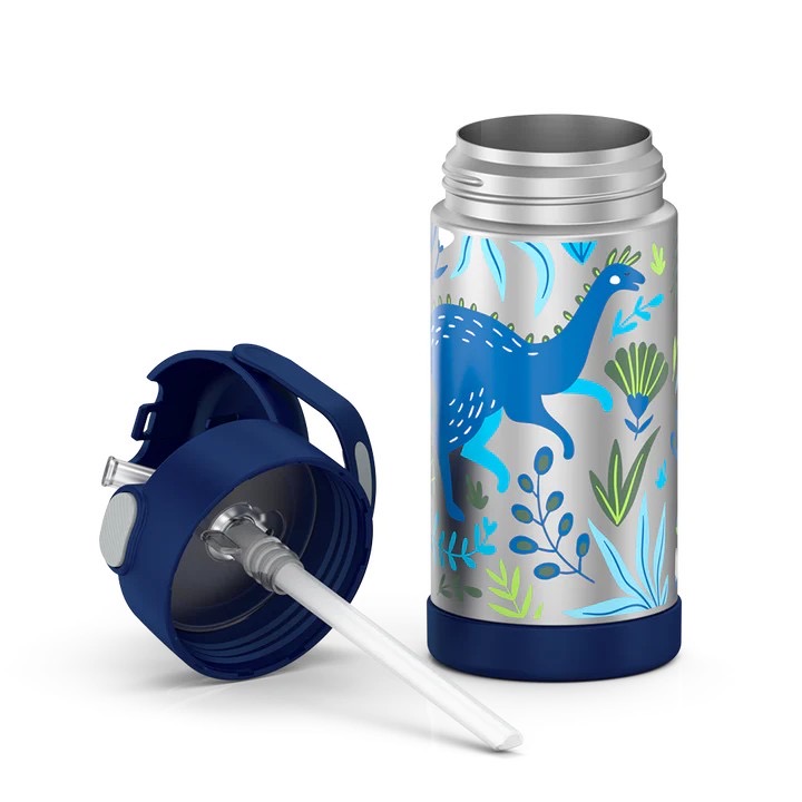 กระติกน้ำสเตนเลสรักษาอุณหภูมิ Thermos Dinosaur Kingdom FUNtainer Vacuum Insulated Stainless Steel Bottle 12OZ with Bali Handle