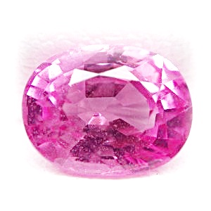 Pink Sapphire พลอยเนื้อแข็งสีชมพู หนัก 1.31 กะรัต รูปไข่ ขนาดตามใบเซอร์ 5.35x6.93x3.96 มิล สีชมพูหวานๆ สีเบอร์ 2-3 ความสะอาดมองตาเปล่าไม่มีตำหนิ
