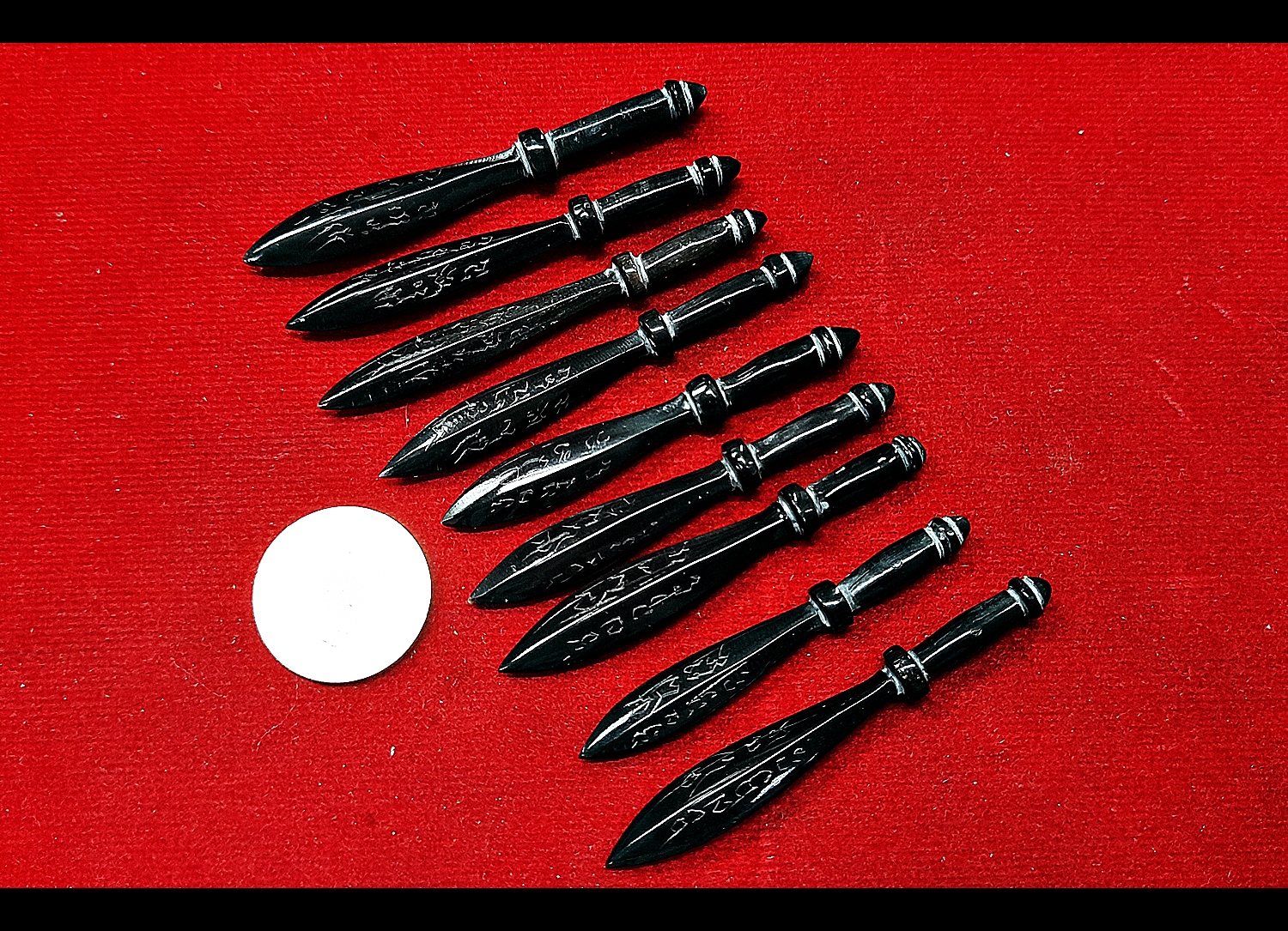 พระขรรค์ เนื้อเขาควายแท้ - อาจารย์วิทย์ จันทร์หอม ปลุกเสกและจารยันต์ด้วยมือ #รับประกันแท้