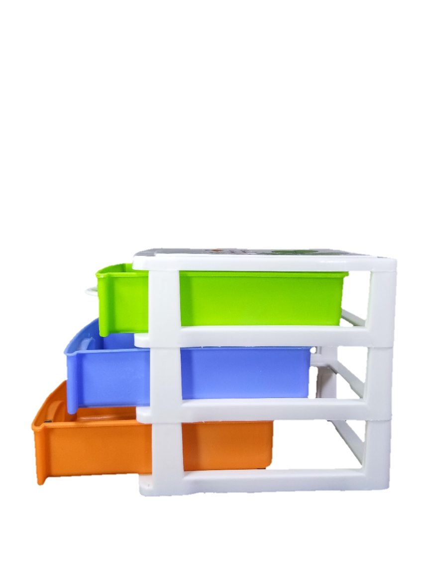 กล่องจัดระเบียบมีลิ้นชัก3ชั้น