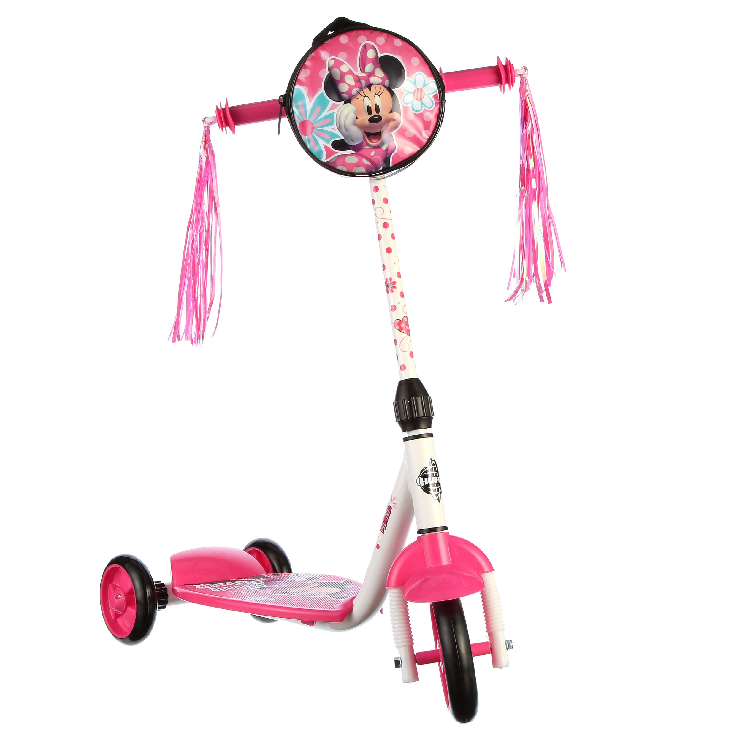 สกู๊ตเตอร์ขาไถสำหรับเด็ก Huffy Minnie Mouse EZ Build 3-Wheel Scooter