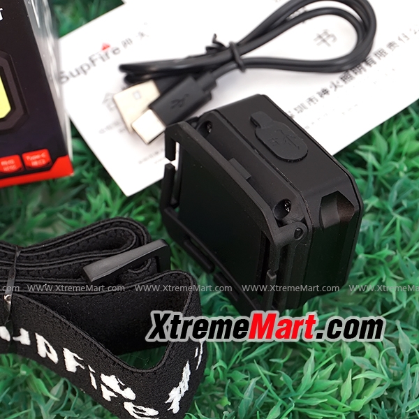 ไฟฉายคาดหัว Supfire HL19 LED XG2 + COB พร้อมระบบ Sensor มือโบกเปิด-ปิด