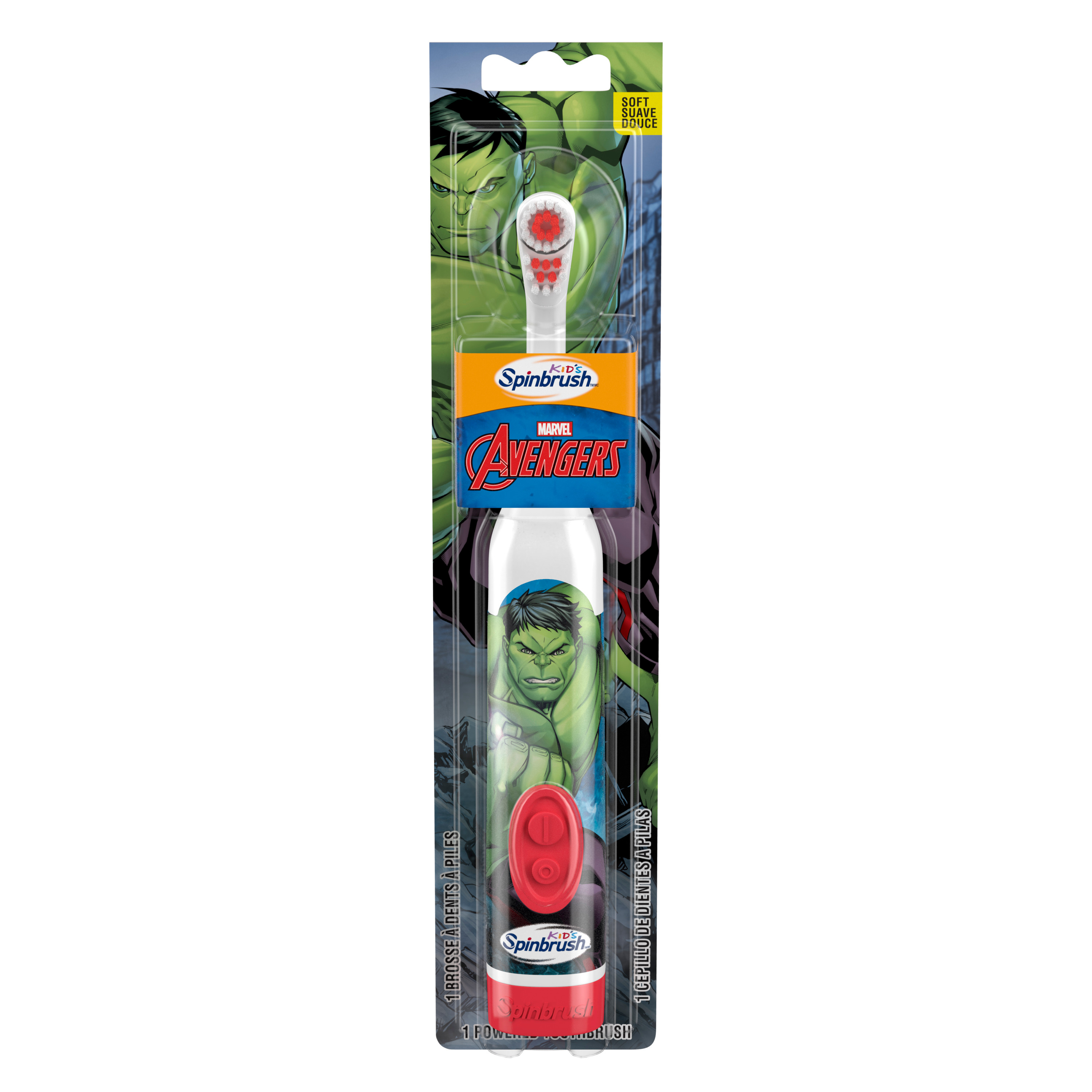 **หมดค่ะ** แปรงสีฟันไฟฟ้า Spinbrush Marvel Avengers Hulk Power Toothbrush