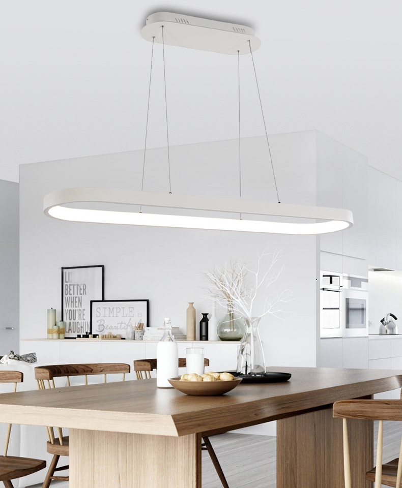 โคมไฟ LED แขวนเพดานสไตล์โมเดิร์นทรงวงรี [CP-2255]