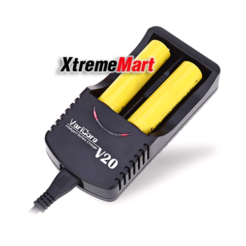 เครื่องชาร์จอัจฉริยะVariCore V20 18650ชาร์จแบตเตอรี่18650 26650 18500 16340 14500, 18350แบตเตอรี่ลิเธียม1.2โวลต์AA/AAAแบตเตอรี่NiMH