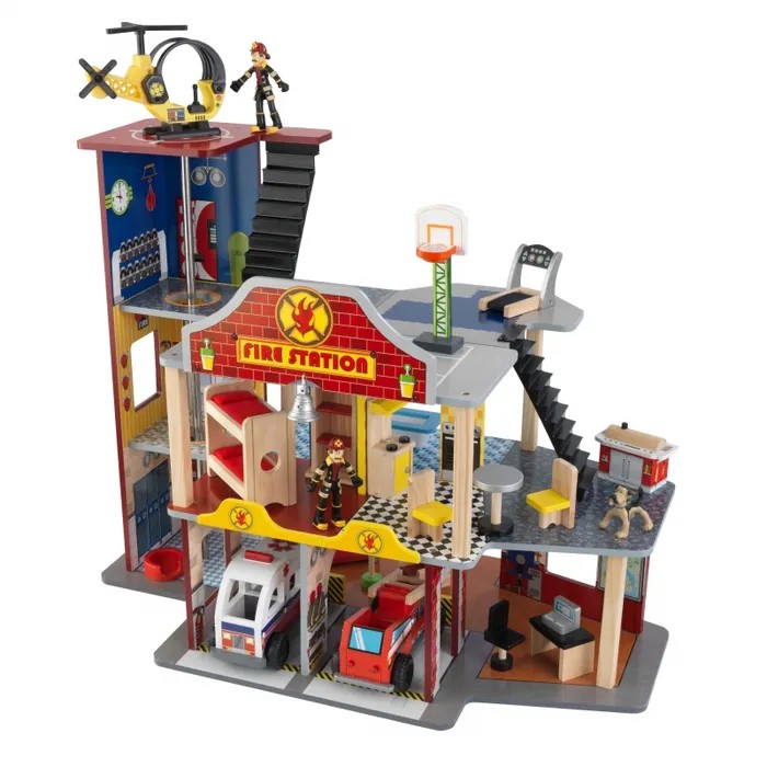สถานีดับเพลิงจำลอง KidKraft Deluxe Fire Rescue Set