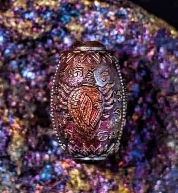 ลูกสะกด(ยันต์นะกินไม่รู้สิ้น วิชาของหลวงปู่หมุน+เทพจำแลง) (โชคลาภทำมาหากิน เมตตา ค้าขาย คุ้มภัย) เนื้อจ้าวน้ำเงิน+โลหะมหาชนวน พิธีเสาร์๕ ปี2564 #รับประกันแท้ - หลวงปู่อุดมทรัพย์(พระอาจารย์จ่อย) วัดเวฬุวัน จ.ศรีสระเกษ จัดสร้างและดำเนินการปลุกเสก