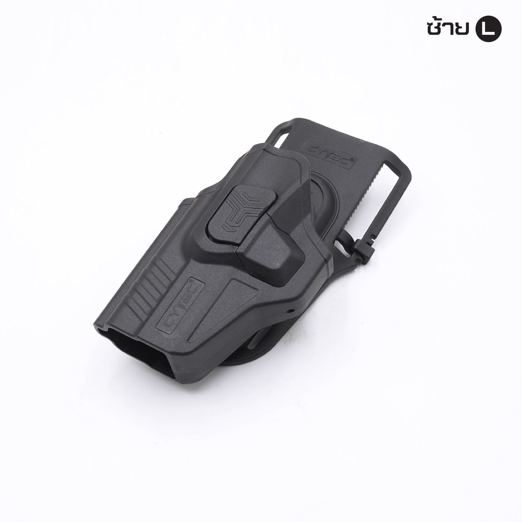 CYTAC thailand ซองพกนอก GL0CK 19 + เพลทลดต่ำ (ปลดล็อคนิ้วชี้)