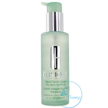 (ลดมากกว่า 35%) Clinique Liquid Facial Soap Oily Skin Formula 200 mL สบู่เหลวสำหรับผู้ที่ผิวมันมากทั่วทั้งใบหน้า
