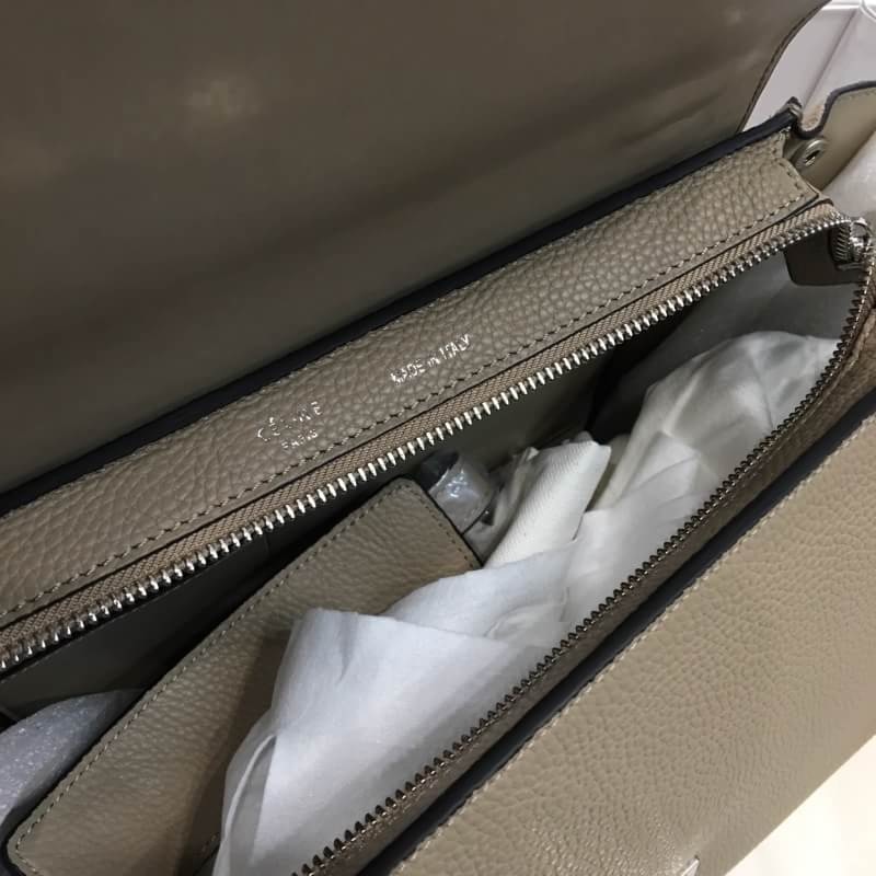 กระเป่า celi trapeze small tote bag 10 นิ้ว สีเทา พร้อมกล่อง