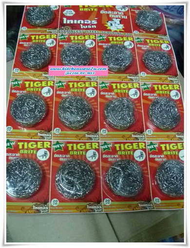P05217 ฝอยเหล็ก แบบแผง 12 แถม 2 (ราคาส่งต่อ 14 ชุด คลิ๊กที่สินค้าเพื่อชมรายละเอียดของขนาด)