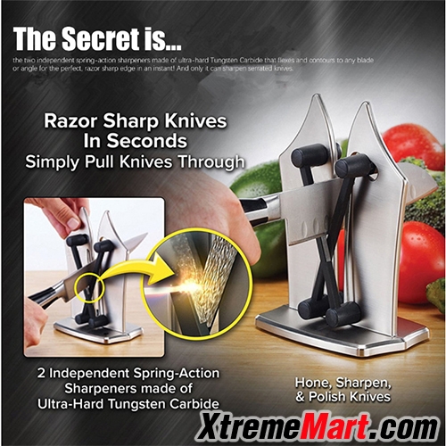 ที่ลับมีด/หินลับมีด/เครื่องลับมีดทังสเตนคาร์ไบด์ Bevorien Edge Kitchen Knife Sharpener ปรับองศาตามมุมมีดได้