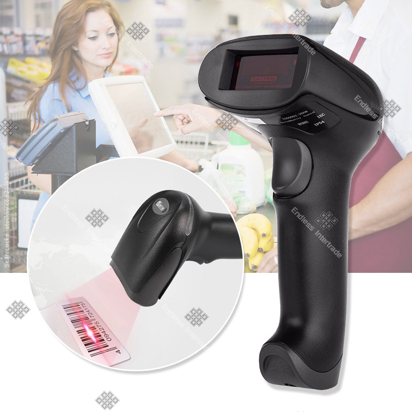 Elit เครื่องสแกนบาร์โค้ด เครื่องอ่านบาร์โค้ด แบบ USB Barcode Scanner รุ่น USB Barcode Scanner 1