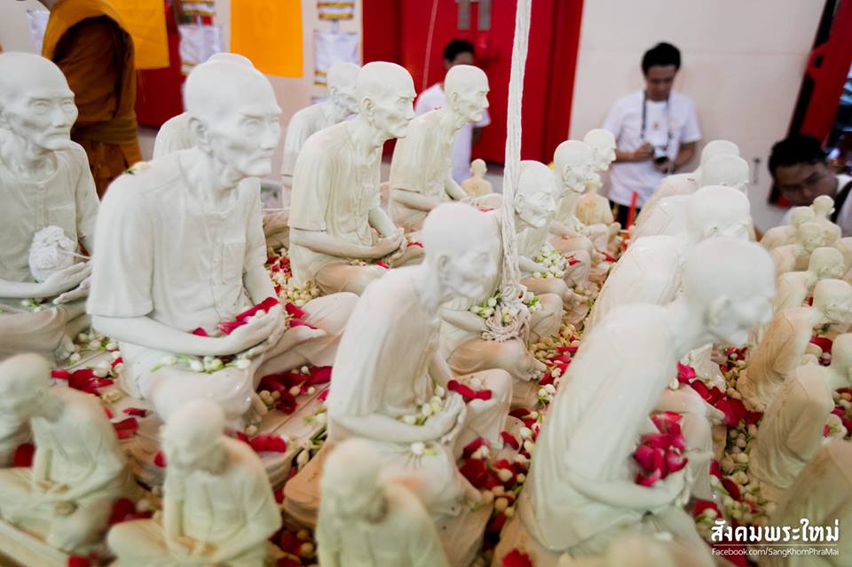 รูปหล่อ เซียนแปะโรงสี วัดศาลเจ้า ปี2561 ( หลวงพ่อชำนาญ วัดชิน ปลุกเสก )