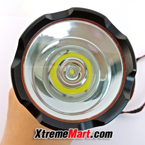 ชุดเซตไฟฉาย Small Sun ZY-752 Cree XML-2 1000LM แสงขาว 4 โหมด พร้อมแบต 26650 Flashlight (สีดำ)