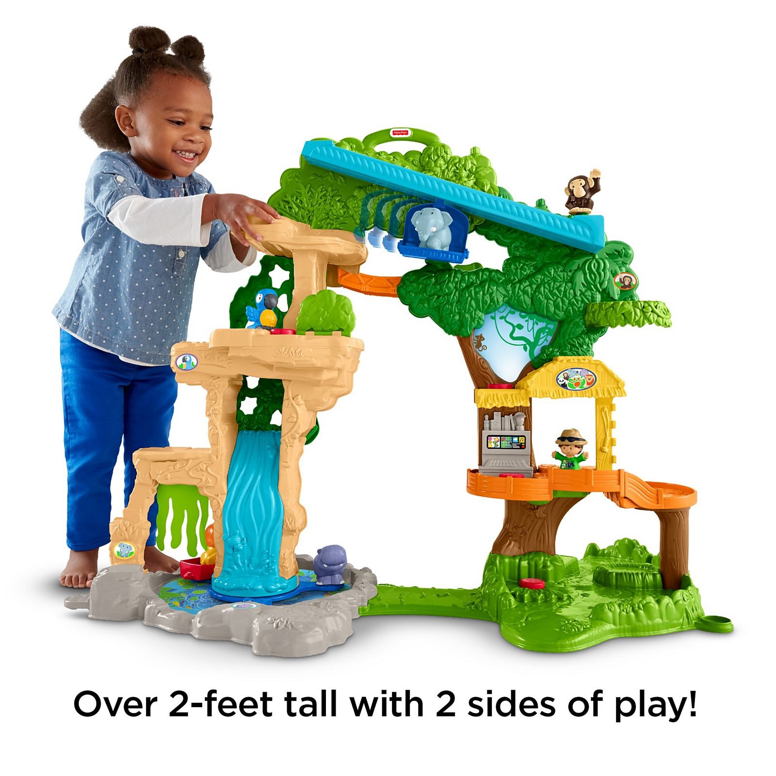 ชุดกิจกรรมแสนสนุก Fisher-Price Little People Share & Care Safari Playset