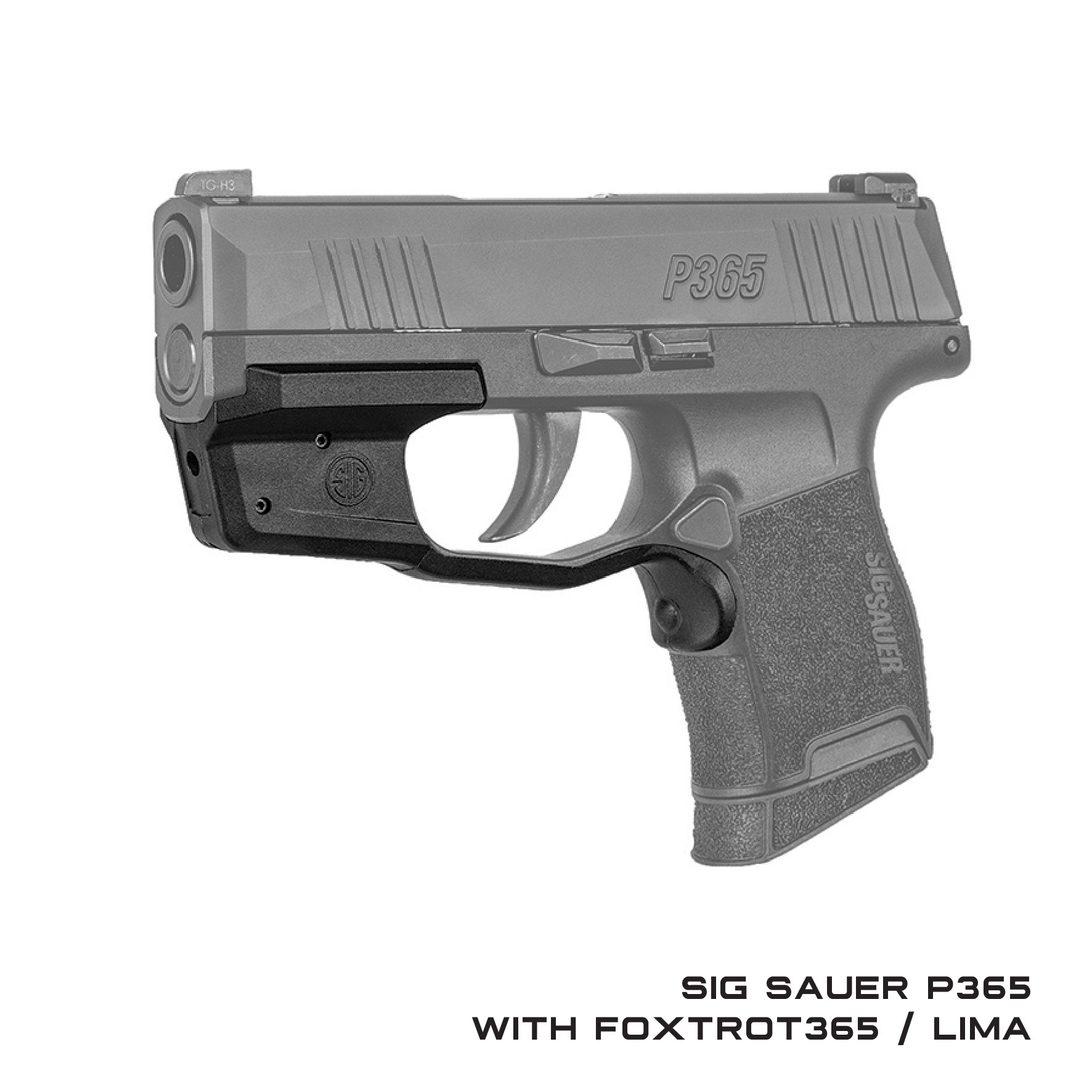 🇹🇭⫸ CYTAC ซองพกนอกขวา ปลดล็อคนิ้วชี้ รุ่น Sig Sauer P365 ติดไฟฉายFoxtrot/เลเซอร์ Lima