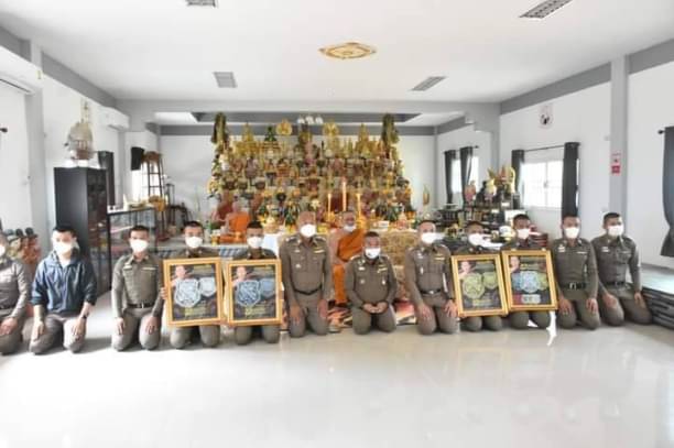 เหรียญ พญาเสือ พฆัคฆ์ติดปีก เลื่อนยศ เนื้อปลอกกระสุนปืน ปี2565 #รับประกันแท้ - หลวงพ่อไฉน วัดสังฆปรีดี จ.ขอนแก่น