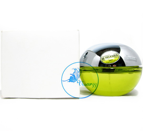 (กล่อง Tester) DKNY Be Delicious Eau De Parfum Spray 100 mL แอปเปิ้ลเขียว ตัวที่ขายดีที่สุดในหมู่ DKNY