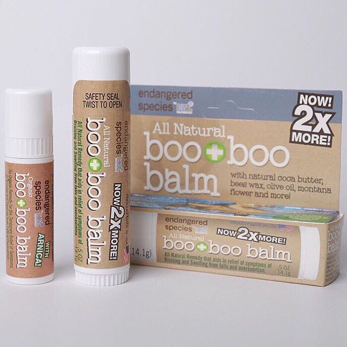 บาล์มลดอาการบวมโนและฟกช้ำสำหรับเจ้าหนูวัยซน Boo+Boo Balm Endangered Species by HSL (0.5OZ)