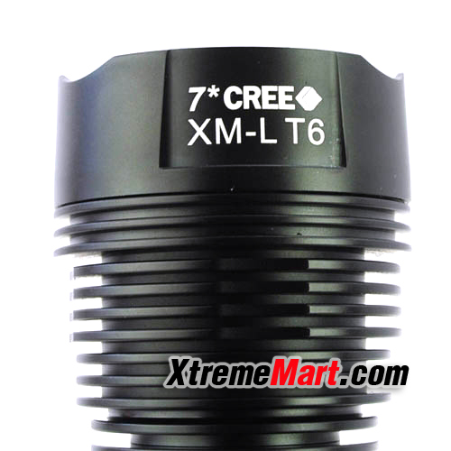 ไฟฉาย TrustFire TR-J18 7xCree XM-L T6 8000 Lumens 5 Modes (เฉพาะไฟฉาย)