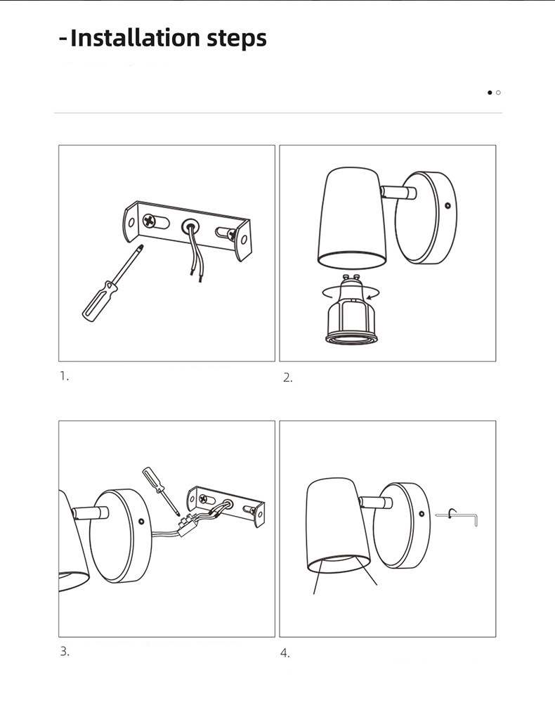 โคมไฟติดผนังภายในสไตล์โมเดิร์นทรงกระบอก [DY-7080]