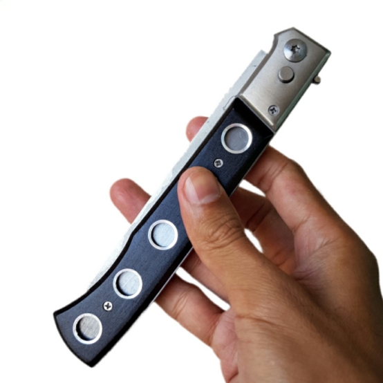 มีดพับเดินป่าระบบสปริง