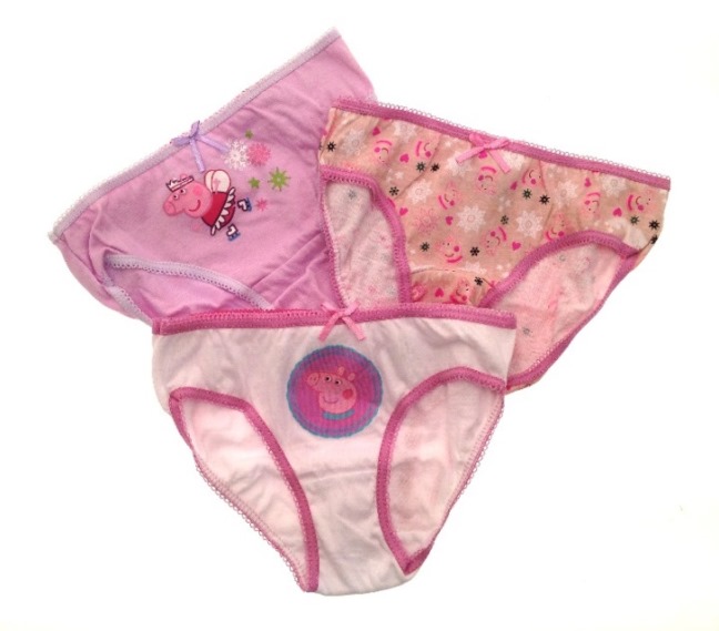 กางเกงชั้นใน Peppa Pig Girls Underwear ชุด 3 ตัว ไซส์ 4-5 ปี