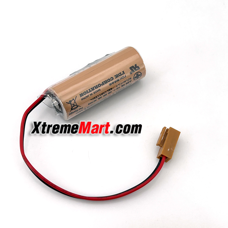 แบตเตอรี่ FDK FUJI CR8 LHC 3V มีตัวต้านทาน (ขั้วสีน้ำตาล) CR17450SE BR-A Lithium Battery